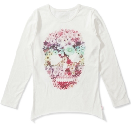 Missie Munster Grim Rose LS Tee Cream